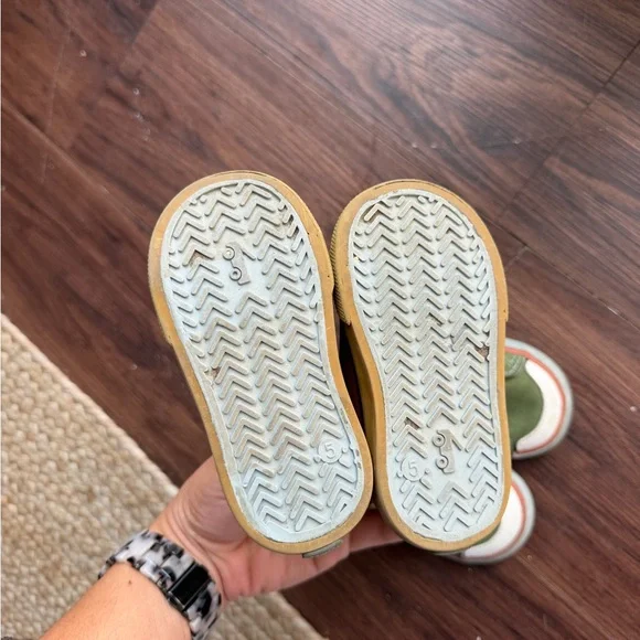 See Kai Run Kids Sneakers - Brown and Green - Picture 3 of 3